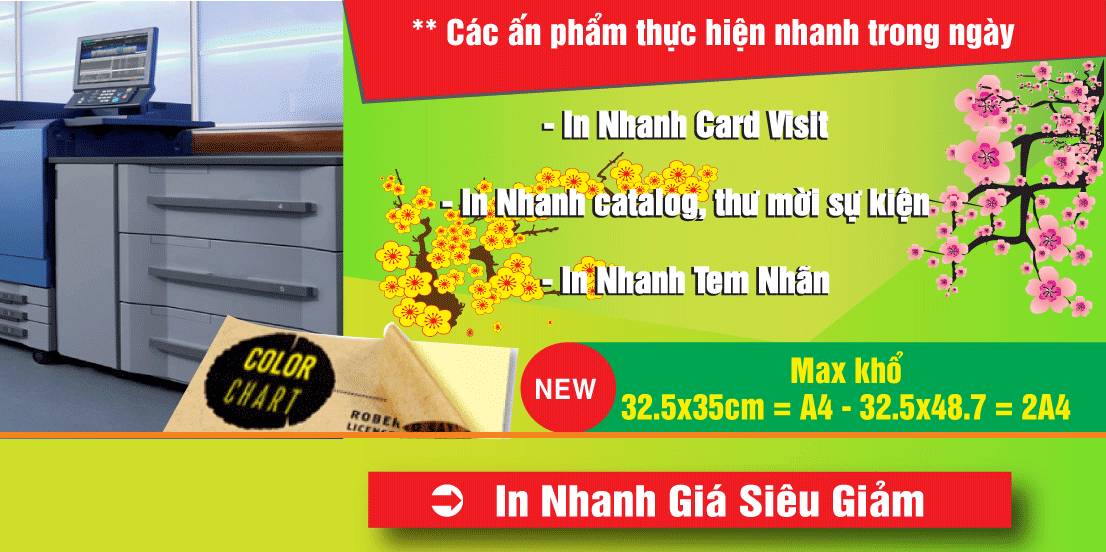 in nhanh giá khuyến mãi